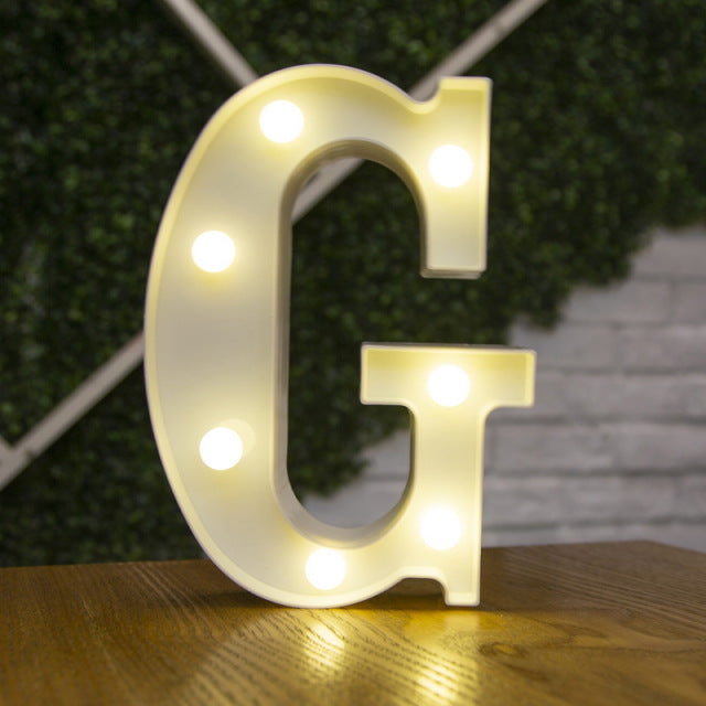 Alphabet LED Lights