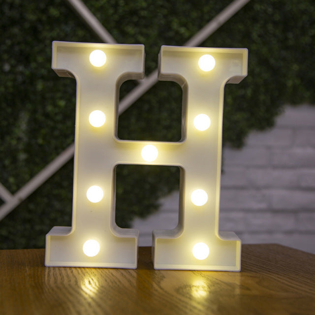 Alphabet LED Lights