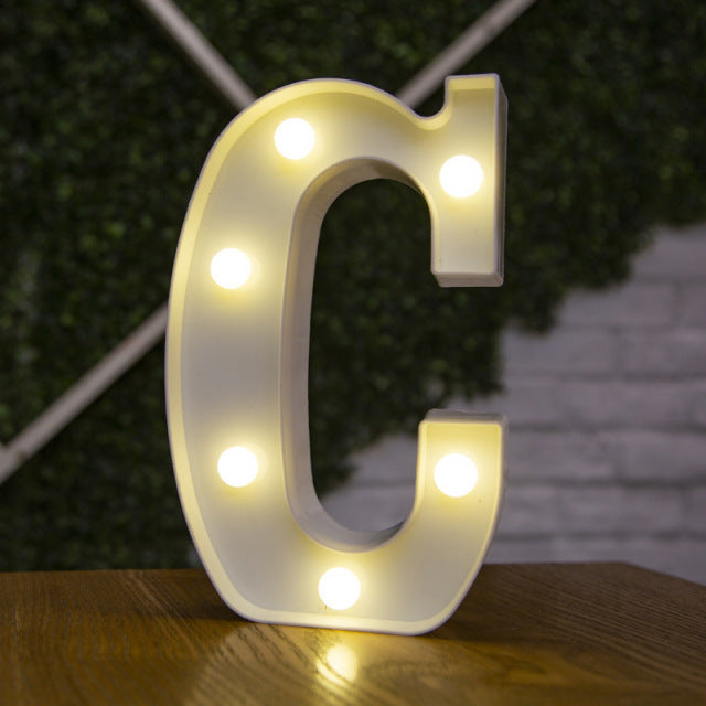 Alphabet LED Lights