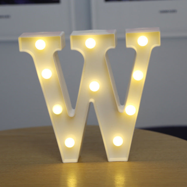 Alphabet LED Lights