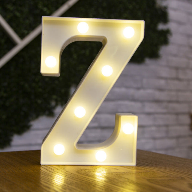 Alphabet LED Lights